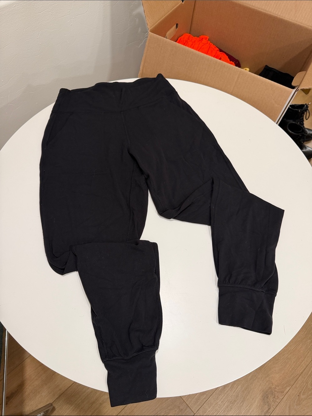 Lululemon Black High-Rise Jogger Pants